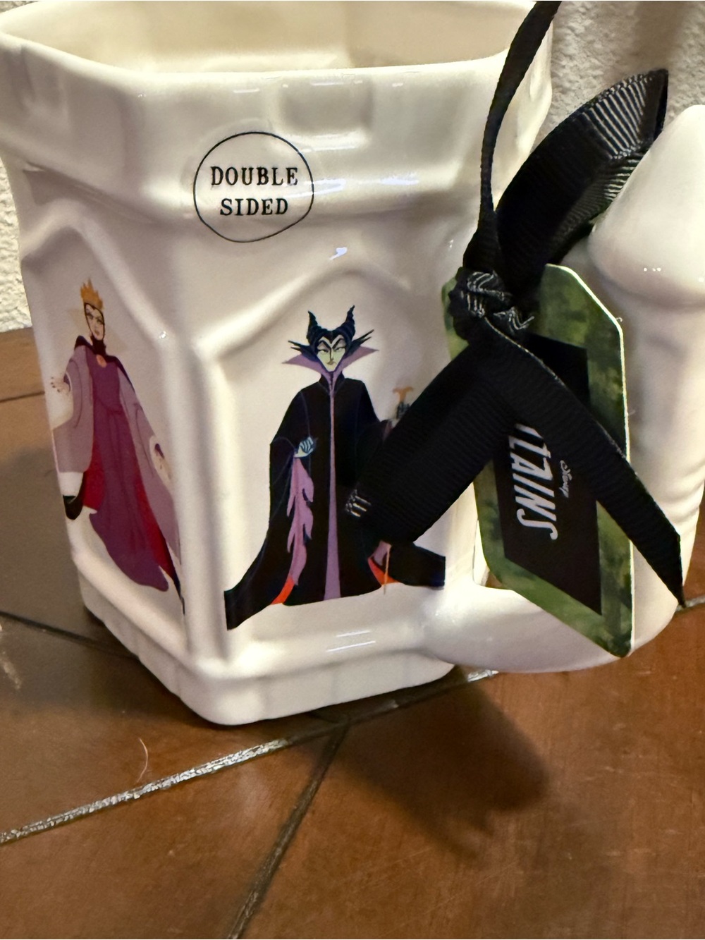 Rae Dunn x Disney White 'Queens of Mean' Ceramic Mug with Colorful Villain Art - Picture 6 of 9
